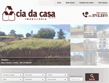 Tablet Screenshot of ciadacasaimoveis.com.br